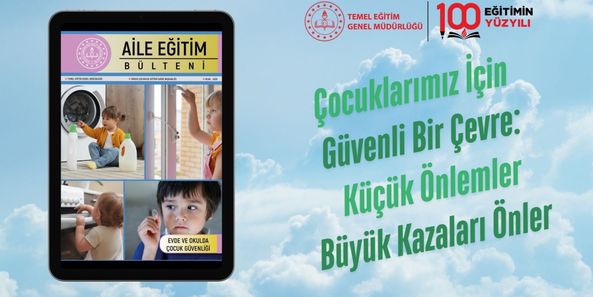 Evde ve Okulda Çocuk Güvenliği Temalı Bülten Yayınlandı