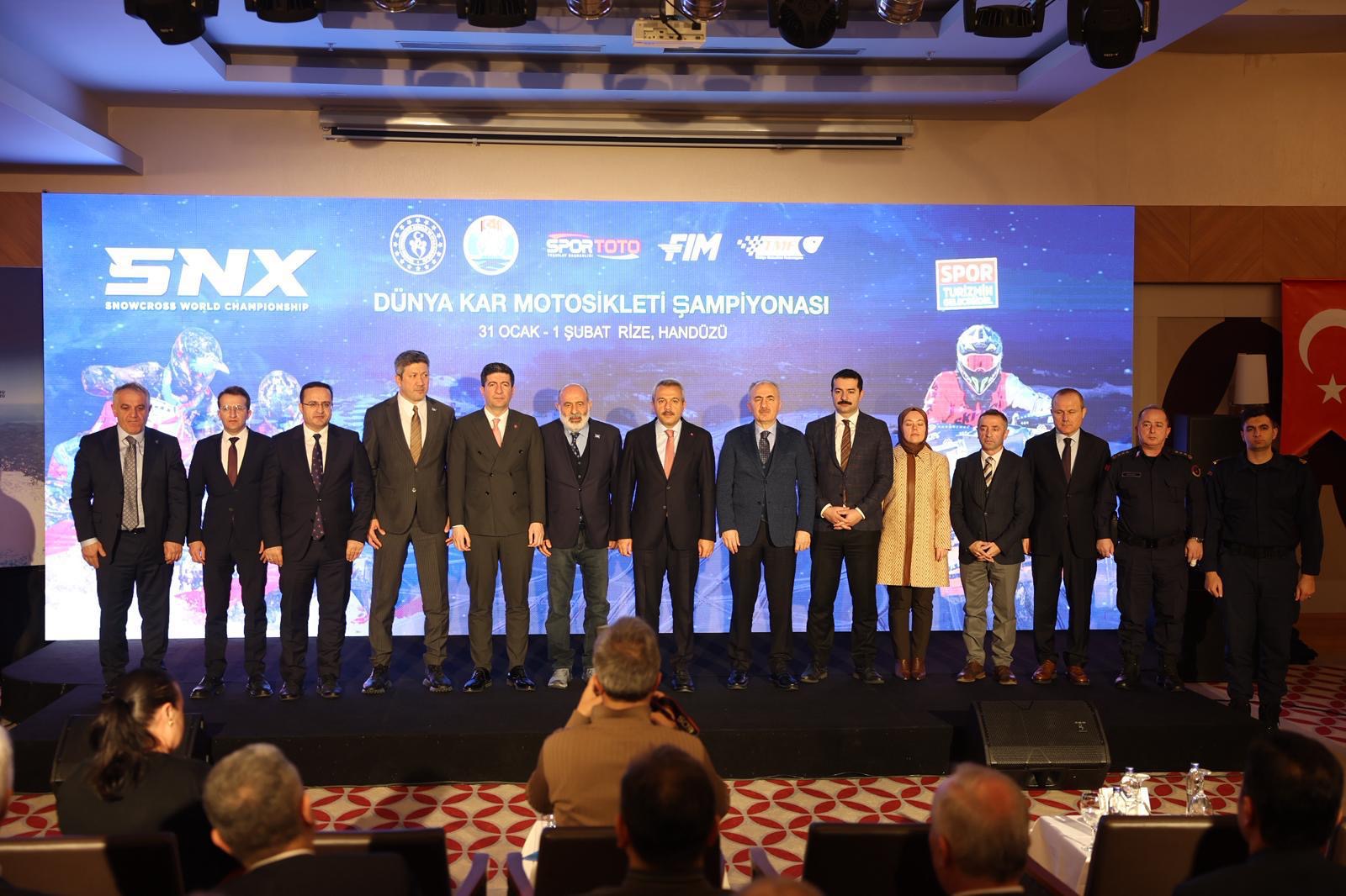 Dünya Kar Motosikleti Şampiyonası Handüzü Yaylası’nda yapılacak