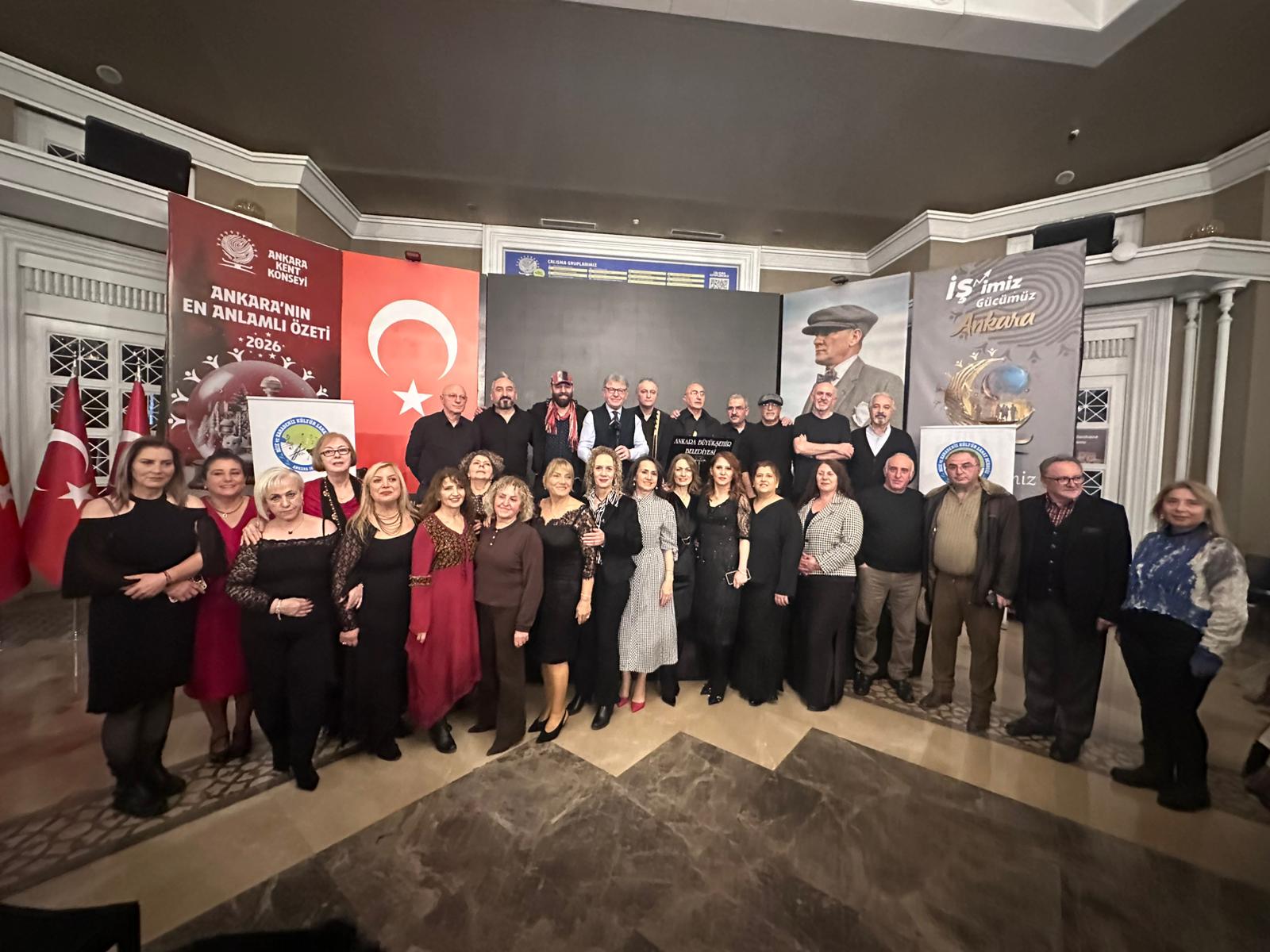 RİKAD’ın “2025 Biterken… Olaylar & Türküler” konseri Ankara’da büyük ilgi gördü