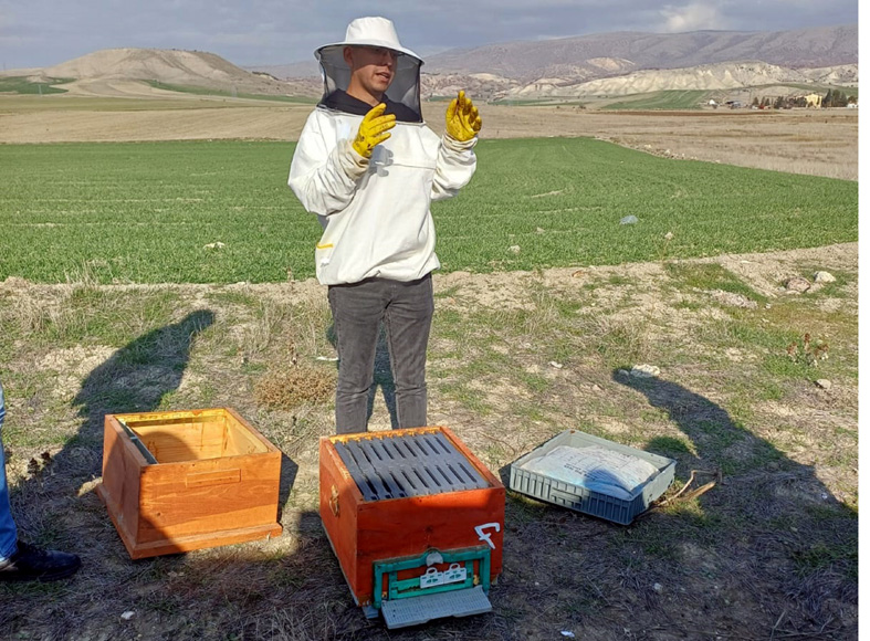 Halk Eğitim Merkezi Müdürlüğünden uygulamalı arıcılık kursu