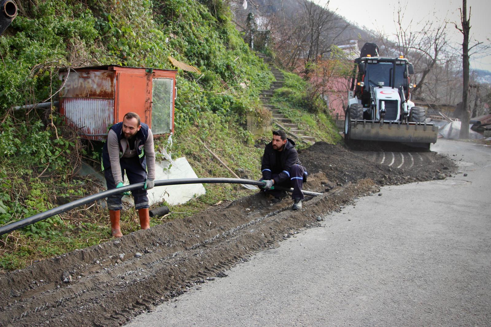 Giresun Belediyesi içme suyu yatırımlarına hız verdi