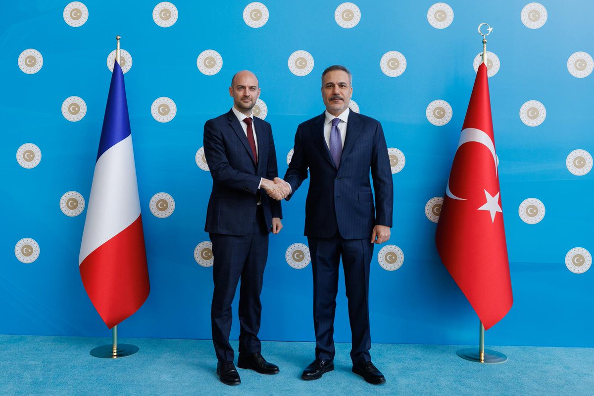 Hakan Fidan ile Fransız mevkidaşı Barrot Ankara’da görüştü