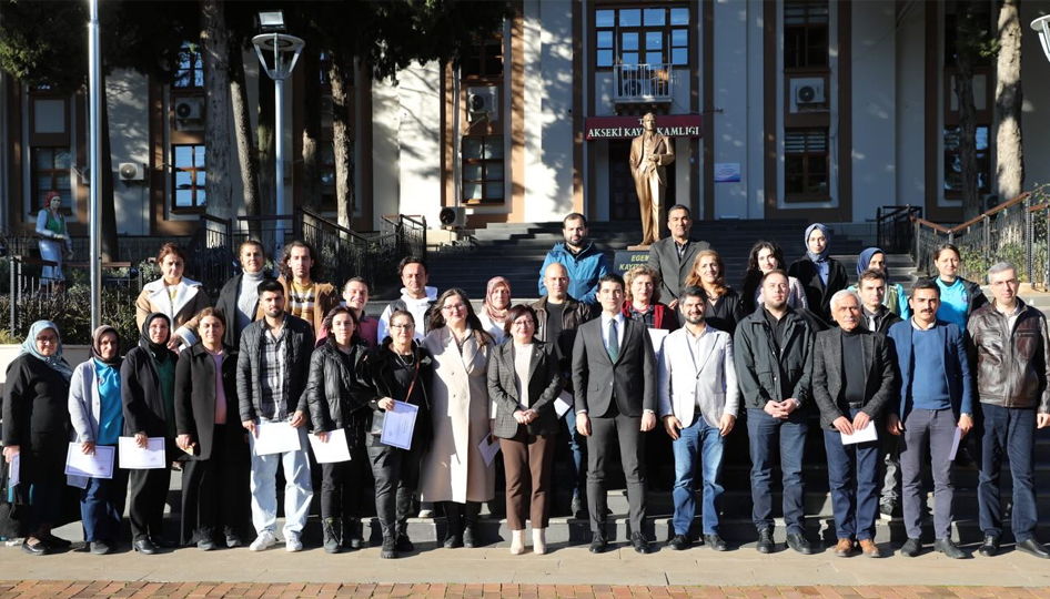 Akseki’de coğrafi işaretli ürünler tanıtımına teşekkür belgeleri