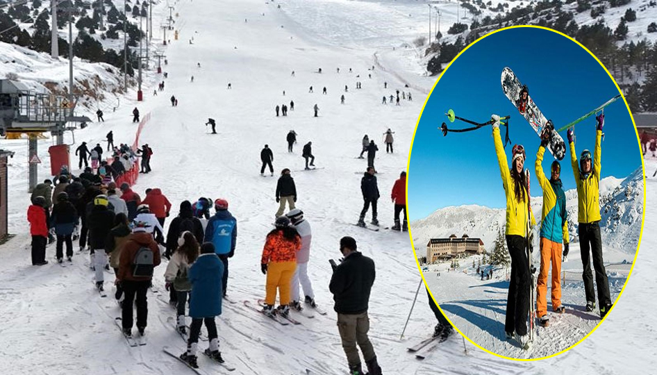 Davraz kayak merkezi’nde kış sezonu 14 Ocak’ta açılıyor