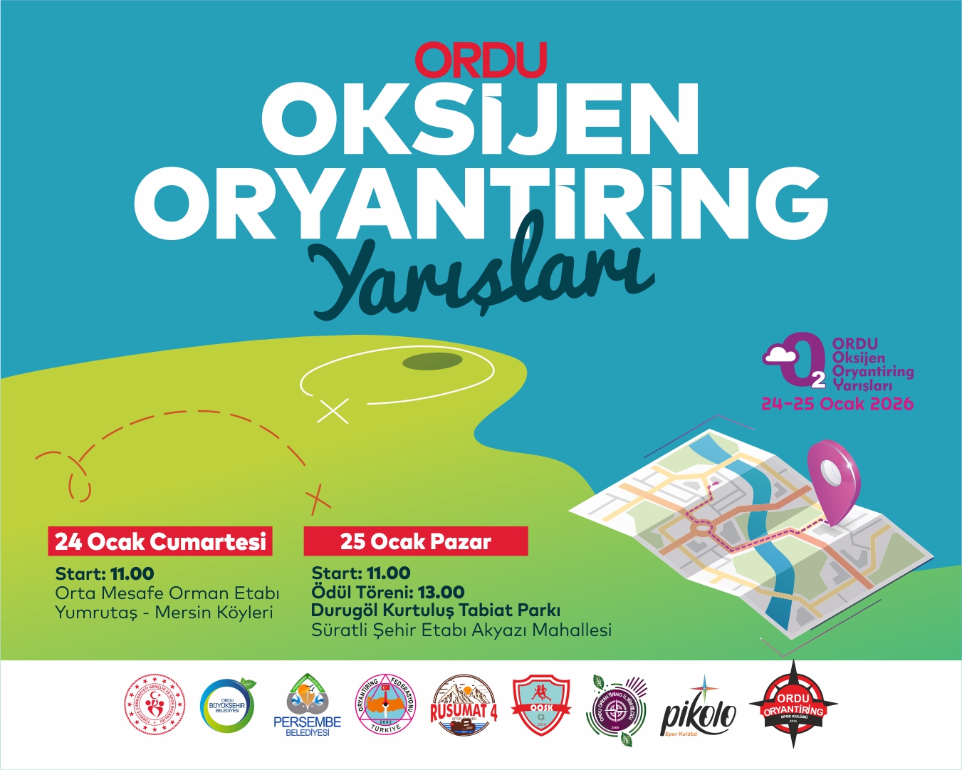 Ordu Oryantiring yarışlarına ev sahipliği yapacak