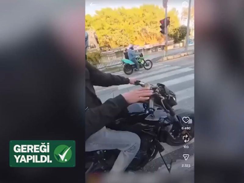 Polislerin Üzerine Motosiklet Süren Şahıslar Tutuklandı