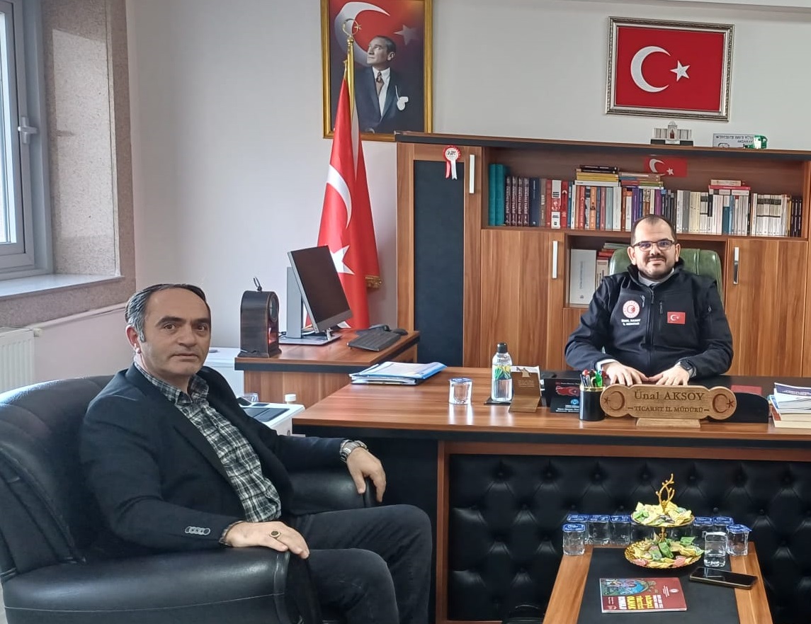 TİMBİR Bölge Başkanı Sarıkaya’dan Aksaray Ticaret İl Müdürlüğü’ne ziyaret